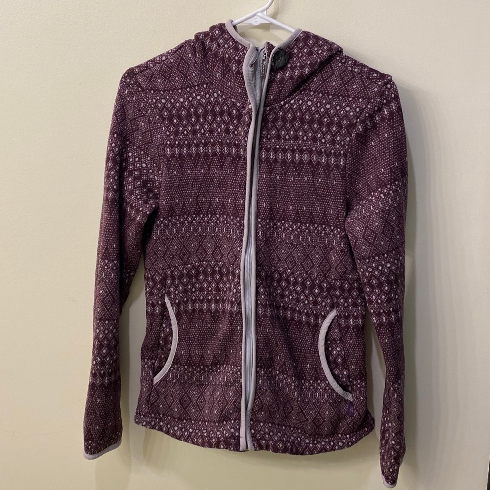 Prana Patterned Full-Zip Fleece